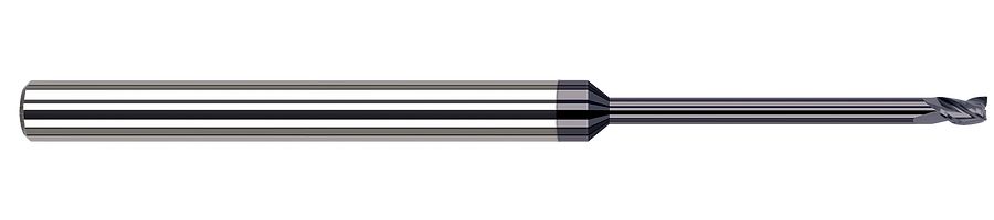 Picture of Harvey Tool 839362-C3 .062 Dia Carbide Stb FL 13x RCH EM, AlTiN End Mill Standard Flute Standard Helix Carbide AlTiN Single End Square Sharp